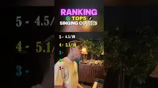 Ranking best Singing Covers #fyp #viral #sing #singers #coversong