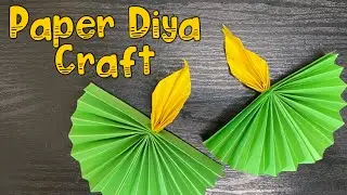 Paper Diya Craft | Paper Lantern | Paper Craft | Ramadan Decoration Ideas #papercraft #diy #craft 