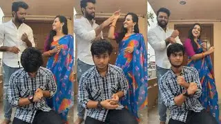 lasya manjunth fun with her husband #lasyatalks #lasyamanjunth #reels #short