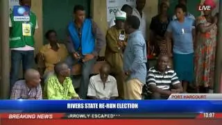 Live Update On Rivers Re-run Election Pt 1