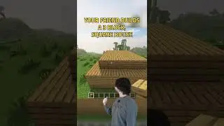 The Worst Type of Minecraft House... #nitrado #minecraft #shorts