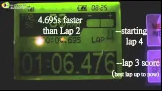 SpeedAngle GMOS Lap Timer with Lean Angle measurement