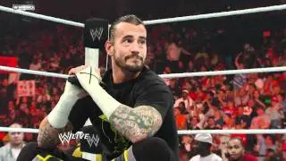 Raw: CM Punk требует матча за титул чемпиона WWE