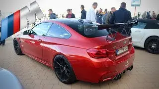 The BMW M cars at the Zoute Grand Prix 2018 (700hp X6 M, 720hp M4, F90 M5, M4 GTS ...)