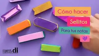 Cómo hacer sellos caseros con fomi para tus notas? ❤️ ideas bullet journal