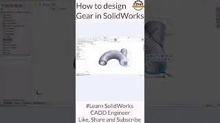 Suspension Component in SolidWorks #shorts  #solidworkstutorials #caddesign #engineeringdesign