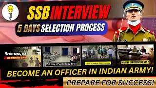 How important is the SSB interview to become an officer in the Army? Find out here #indianarmy #s...