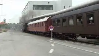 Flensburger Dampf Rundum 2013 mit SJ S1916 und Diesellok 2 am 13/7 2013