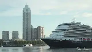 Ms Rotterdam VII: Arrival at Cruise Port Rotterdam, Saturday June 29 2024