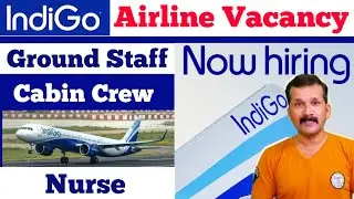Ground staff interview | Airline Job | Indigo airlines vacancy 2022 |  Airport job | @flyairAcademy