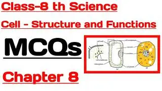 MCQs Cell Structure and Functions ll Class 8 Science Chapter 8 ll NCERT Solutions
