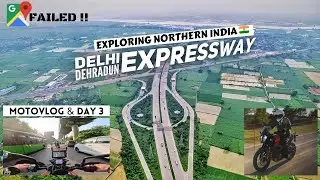 Reached Delhi And Dispatched To Dehradun | GOOGLE MAPS FAILED 🥴 | SOLO RIDE ACROSS NORTHERN INDIA🇮🇳