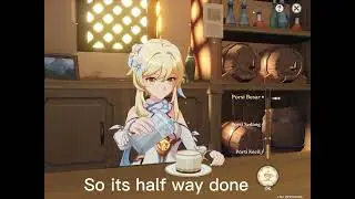 Unlocking all  drink recipes on genshin impact (all recipes are shown at the end of video)