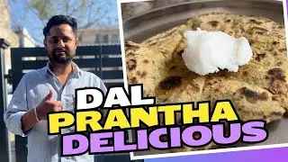 DAL PRANTHA | RECIPE OF HOMEMADE DAL PRANTHA| BUTTER | FAMILY VLOG| Must Watch Delicious Dal Prantha