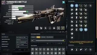 Destiny 2, Vanguard, Legendary Weapon, Tarnished Mettle, Scout Rifle, Fully Built Upgraded