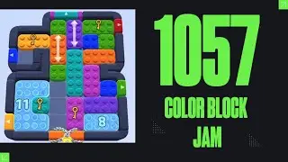 Color Block Jam Level 1057 &ndash; Tricky Blocks, Smart Moves! 💡