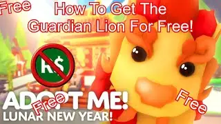 How To Get The Guardian Lion For FREE! (NO ROBUX REQUIRED!)