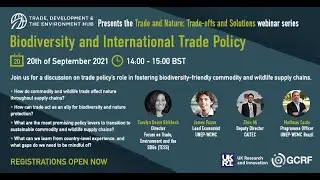 Biodiversity and International Trade Policy: Issues, Opportunities and Challenges | GCRF TRADE Hub