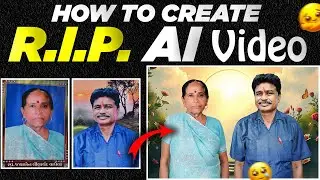 How to create Dead Person Wedding video : rip person on wedding ai video editing #ripai #wedding