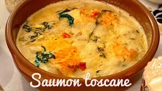 Filets de saumon aux tomates s&eacute;ch&eacute;es et aux &eacute;pinards, une recette succulente et tr&egrave;s rapide !