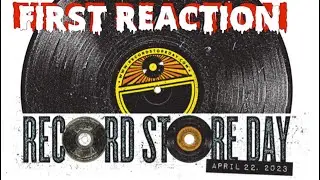 Record Store Day 2023 The List First Reaction. RSD 2023 04/22/23. vinyl Community