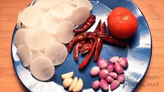 Radish Chutney/ Side Dish For Idly, Dosa/  Mullangi Chutney