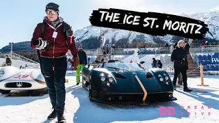 The ICE St. Moritz 2022 - Pagani Zonda Barchetta, Lamborghini Miura, Countach & more on frozen lake