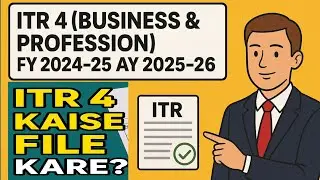 ITR-4 Kaise File Kare 2025 | ITR 4 Filing Step by Step Guide | Income Tax Return Online AY 2025-26