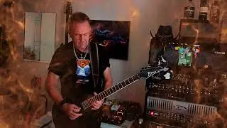 The Loner Gary Moore Cover. 🔥#hardrock #metal #solosection #rock 