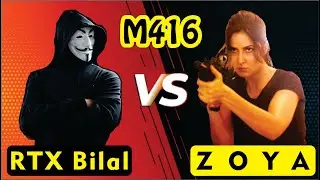16 Years Old RTX Bilal Vs Zoya | 1 vs 1 | Friendly Matches Only M416 | RTX Bilal
