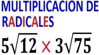 Como multiplicar radicales con mismo indice _ Raíz cuadrada Ejemplo 3