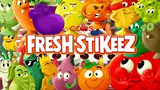 COLES FRESH STIKEEZ! Opening Fresh Stikeez & Collectors Case! (Coles Stikeez Characters)