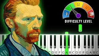 Van Gogh - Virginio Aiello | EASY MEDIUM Piano Tutorial