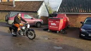 1951 Douglas Mk V 350cc at Andy Tiernans #07545DGL