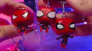 3 Spiderman No Way Home Funko Pop Keychain Unboxing