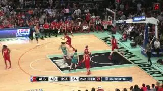 Leilani Mitchell highlights in Opals exhibition loss to USA | 31 July 2016