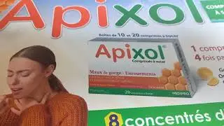 APIXOL COMPRIM&Eacute;S A SUCER CONTRE L'INFLAMMATION DE LA GORGE