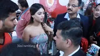 Anu Emmanuel Dress Slipped In Public Function|Anu Emmanuel And Allu Sirish @ New Gym Opening|#3in1