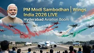 PM Modi Sambodhan at Wings India 2026 | Aviation Boom, Investments & Surya Kiran | Hyderabad LIVE