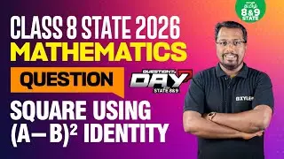 📑 Question Of The Day❓ Square Using (a − b)² Identity | Class 8 Math | Xylem State 8&9 Tamil