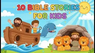10 Amazing Bible Stories Every Kid Should Know! 🙏✨#bible #education #kidsvideo #youtubekids