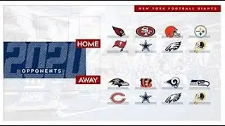 New York Giants 2020 Schedule Reaction.