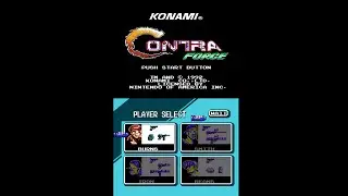 Contra Force (Burns/Machine Gun Only) (No Death) (Lag Fix/No Slowdown)