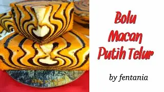 BOLU MACAN PUTIH TELUR (ZEBRA CAKE RESEP JADUL)