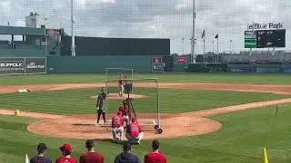 Garrett Crochet vs. Jhostynxon Garcia Live Batting Practice! (2025 MLB Spring Training)
