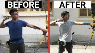 1 Month Improvement Example - Archery Coaching