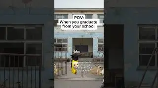 Когда заканчиваешь школу #шорты #мемы про котов #узнаваемый #смешной