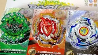 Распаковка и обзор набора Beyblade Burst Super Z TRIPLE BOOSTER SET (B-121)!
