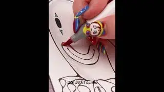 Drawing Kaufmo from The Amazing Digital Circus