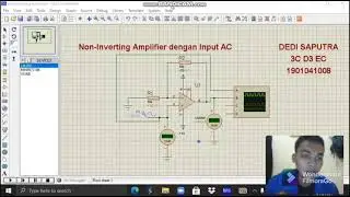 Non Inverting Amplifier input AC